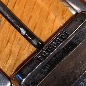 Ferrari | Accessories | Ferrari Vintage Gray Leather Belt  display picture 2